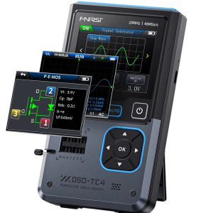 FNIRSI® DSO-TC4 3-IN-1 10MHz 48MSa/s Digital Oscilloscope Transistor Tester Signal Generator